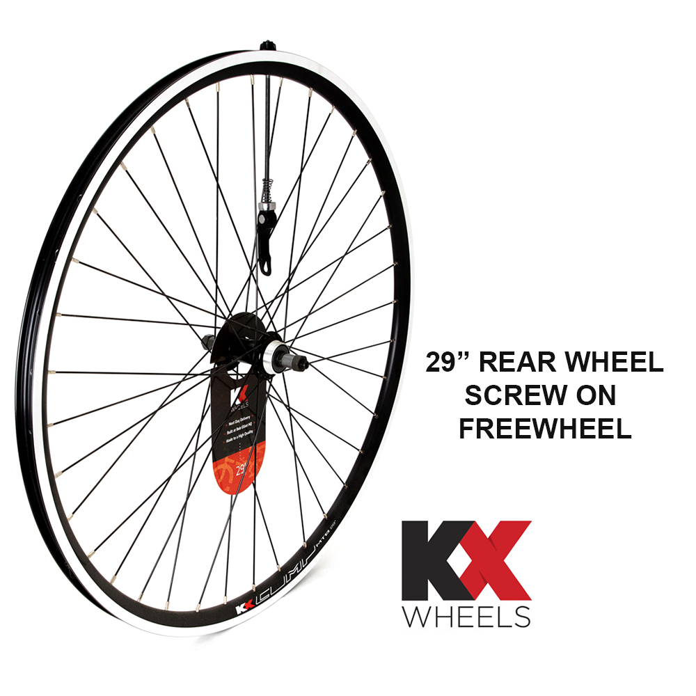 KX MTB 29" 29er Doublewall Q/R Rim Brake Wheel in Black