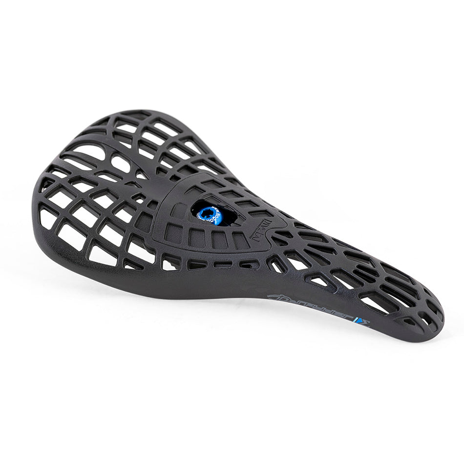 Tioga D-Spyder Pivotal BMX Racing Saddle designed for BMX racing saddle ergonomic comfort.