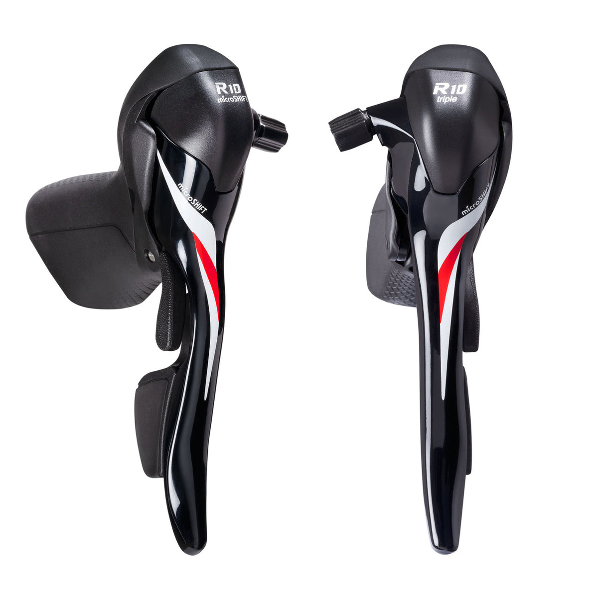 Microshift SB-R403K 10 Speed Triple Road Drop Bar Shifters Shimano Compatible