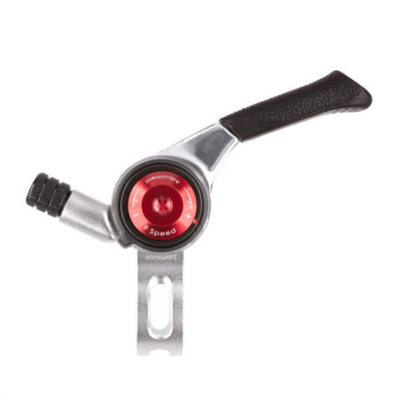 Microshift SL-T09 road thumb shifter featuring a sleek design, Shimano compatible road thumb shifters for smooth shifting.