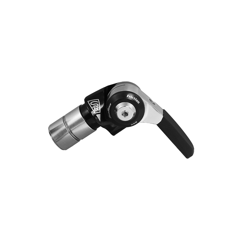 Sunrace SLM96LF friction left hand thumb shifter for 2-3 speed gear systems, designed for optimal performance.