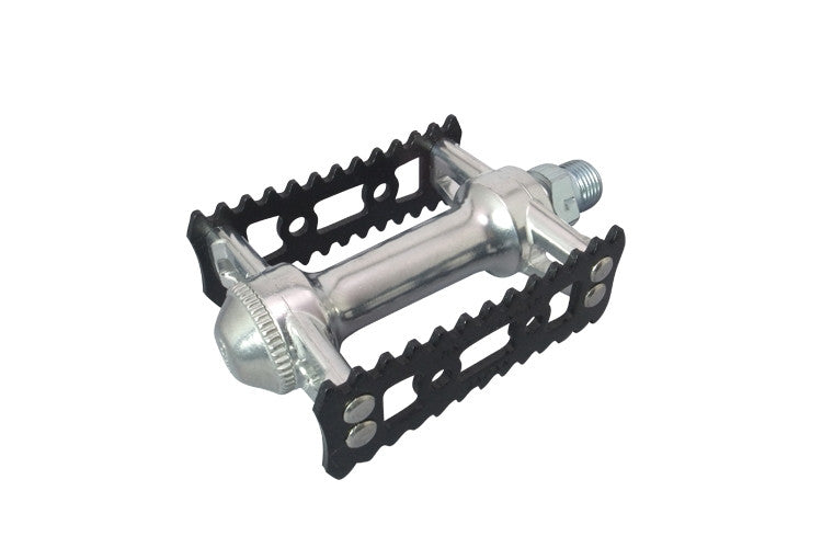 MKS Sylvan Steam Touring/ Commuting Pedals In Silver/Anodised Black