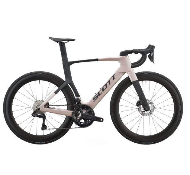 Scott Foil RC 10 Bike In Champagne Pink Carbon Black