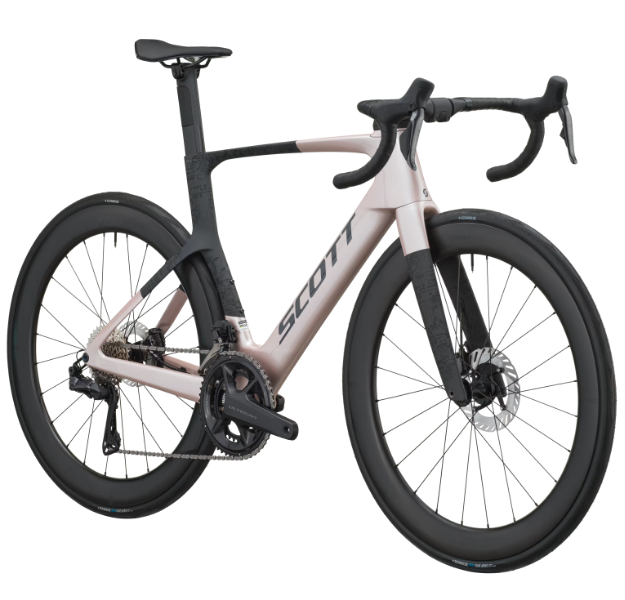 Scott Foil RC 10 Bike In Champagne Pink Carbon Black