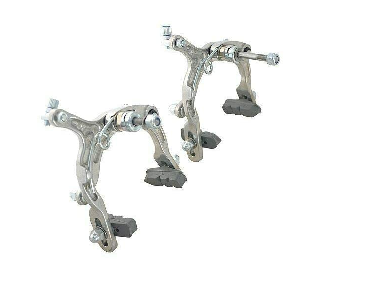 Tektro 900A Dual Pivot Brakeset 72-92mm Hex Nut Fitting In Silver