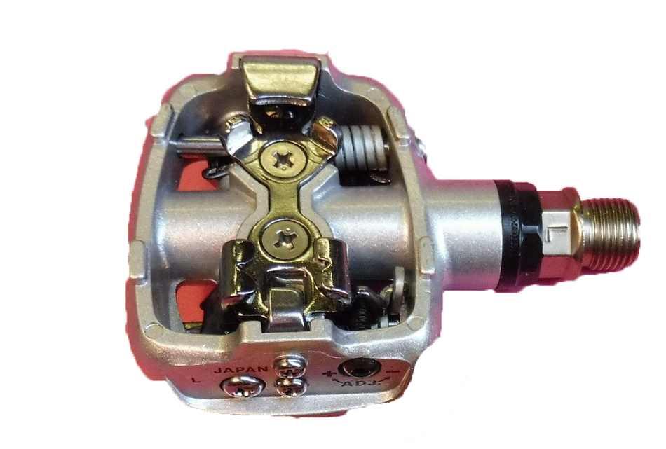 MKS MXP-110 Cube MTB Clipless Pedals In Silver