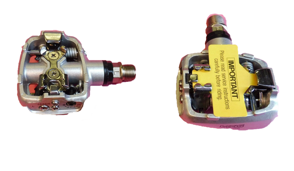 MKS MXP-110 Cube MTB Clipless Pedals In Silver