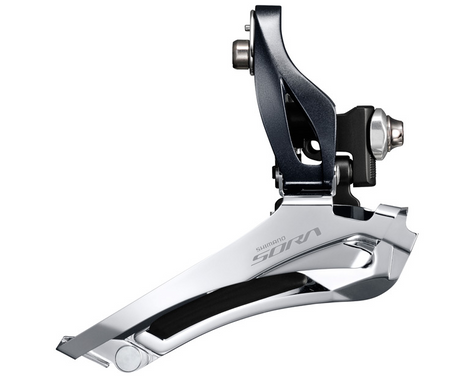 Shimano Sora R3000 Front Mech In Black - Braze on