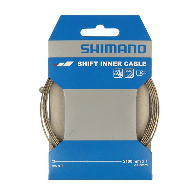 Shimano Road / MTB Stainless Steel Gear Inner Wire 1.2 x 2100mm