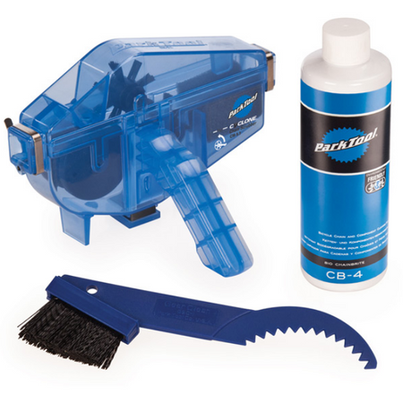 Park Tool CG-2.4 Chaingang Cleaning System Includes - Chain Scrubber / Gear Clean Brush / 8oz Bio ChainBrite Degreaser RRP £42.99