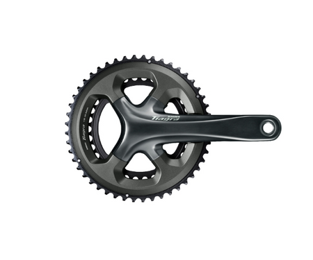 Shimano Tiagra 4700 10 Speed Double Chainset In Grey All Sizes