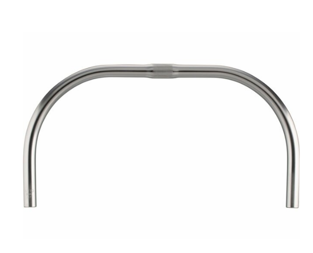 Nitto B622AA City Handlebars | 25.4mm Clamp | 550mm Wide | Silver
