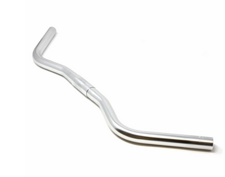 Nitto B2522AA Jitensha Handlebars | 26mm Clamp | 570mm Wide | Silver
