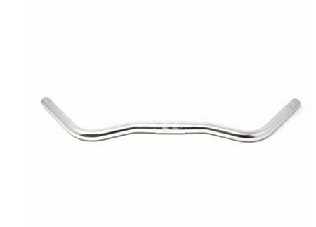 Nitto B2522AA Jitensha Handlebars | 26mm Clamp | 570mm Wide | Silver