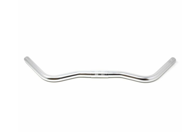 Nitto B2522AA Jitensha Handlebars | 26mm Clamp | 570mm Wide | Silver