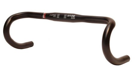 Nitto M106SSB Road Drop Compact Handlebars | 31.7mm Clamp | Black