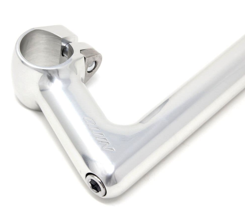 Nitto NTC-DX Technomic Deluxe Stem | 26mm Clamp | Silver