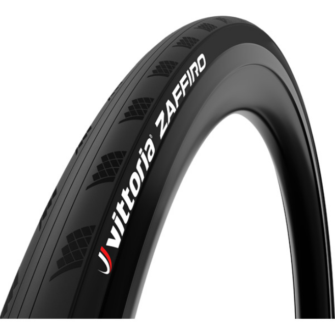Vittoria Zaffiro V Rigid Slick Road Training Tyre in Black