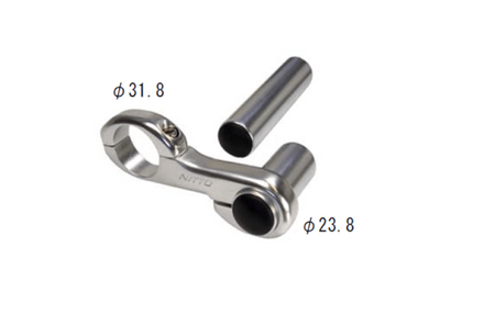 Nitto Lamp Holder | 31.8mm Clamp | Silver