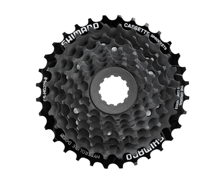 Shimano HG200 8 Speed Cassette - Ratio 12-32T In Black