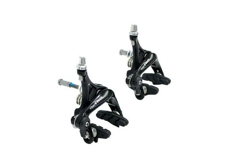 Tektro R340 39-51mm Reach Hex Nut Fitting Calliper Brakeset In Black