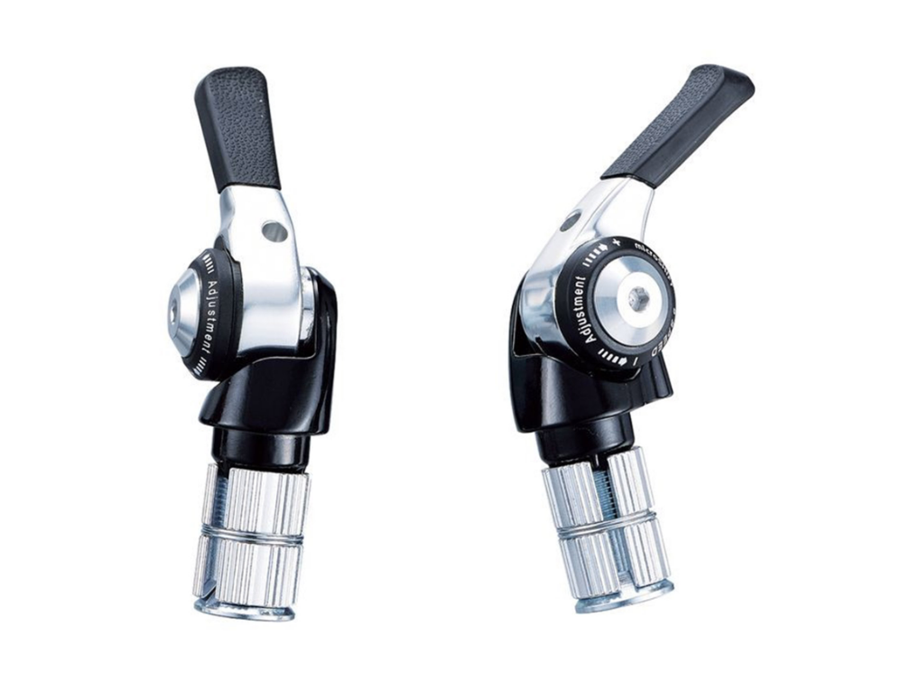 Microshift BS T09 9 Speed Double/Triple Road Bar End Shifters Shimano Compatible