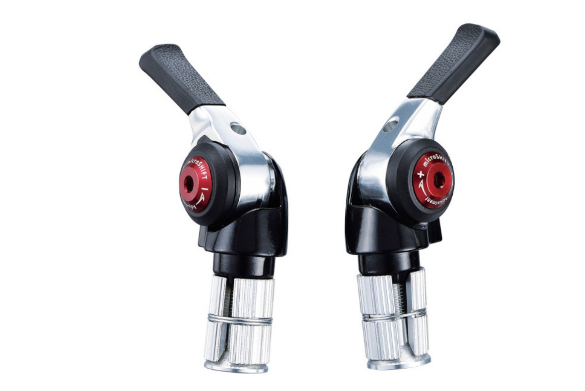 Microshift BS-T10 10 Speed Double/Triple Road Bar End Shifters Shimano Compatible