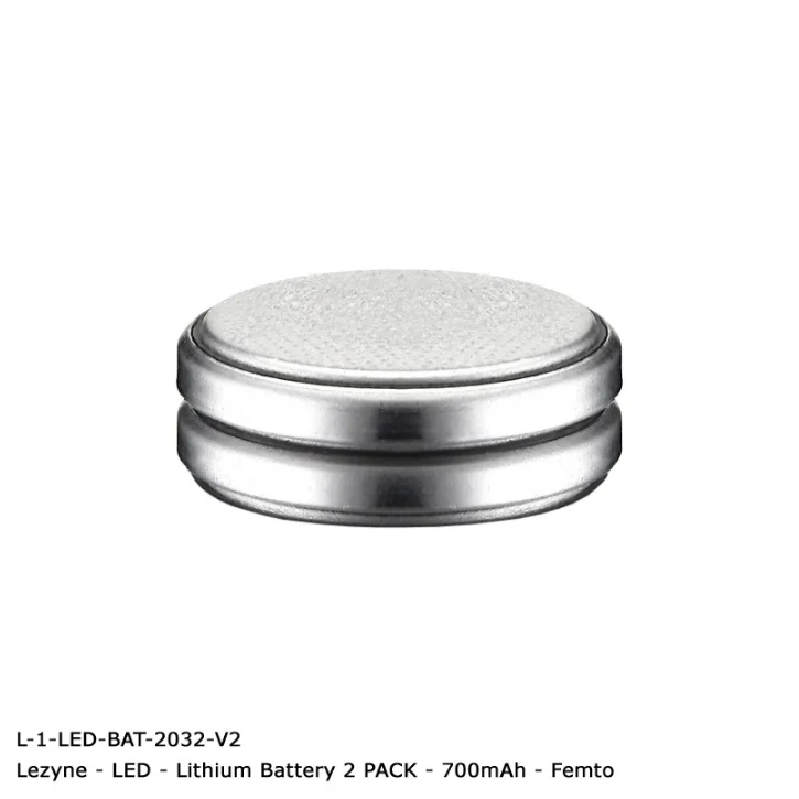 Lezyne LED Lithium Battery 2 Pack - 700mAh - CR2032 - Femto