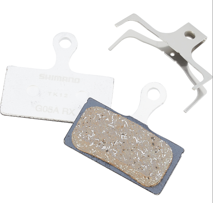 Shimano G05A-RX Resin Alloy Backed Disc Brake Pads For XTR, ULTEGRA, DEORE XT, SLX, DEORE, SORA Fits G02A G03A Y2R298010
