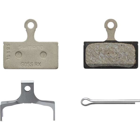 Shimano G05S-RX Resin Steel Backed Disc Brake Pads For XTR, ULTEGRA, DEORE XT, SLX, DEORE, SORA