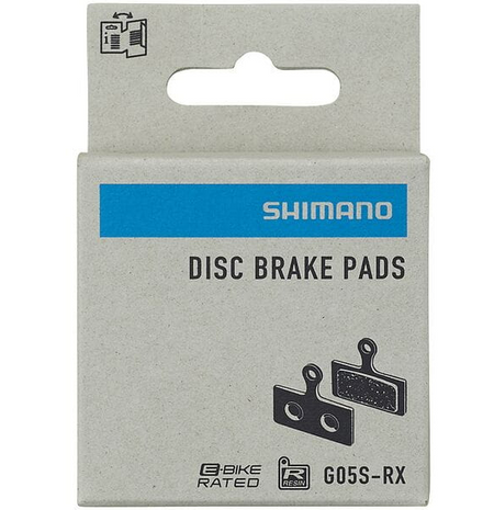 Shimano G05S-RX Resin Steel Backed Disc Brake Pads For XTR, ULTEGRA, DEORE XT, SLX, DEORE, SORA