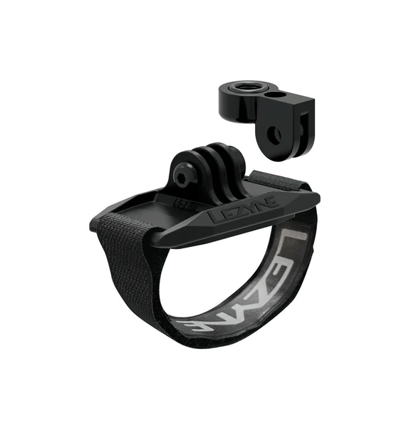 Lezyne LED Light Helmet Mount With Go Pro Attachment