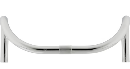 Nitto B125 Steel Track Handlebars |25.4mm Clamp | Silver