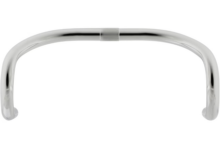 Nitto B125 Steel Track Handlebars |25.4mm Clamp | Silver