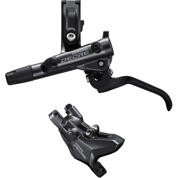 Shimano Deore M6100 Bled Left Hand Brake Lever and 2 Pot Calliper For MTB Rear