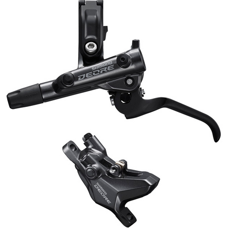 Shimano Deore M6100 Bled Left Hand Brake Lever and 2 Pot Calliper For MTB Rear