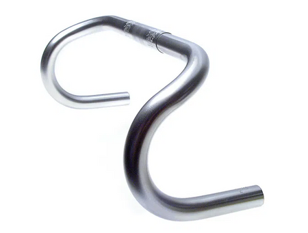 Nitto Mod 176 Heat Treated Drop Road Handlebars | 26mm Clamp in Silver