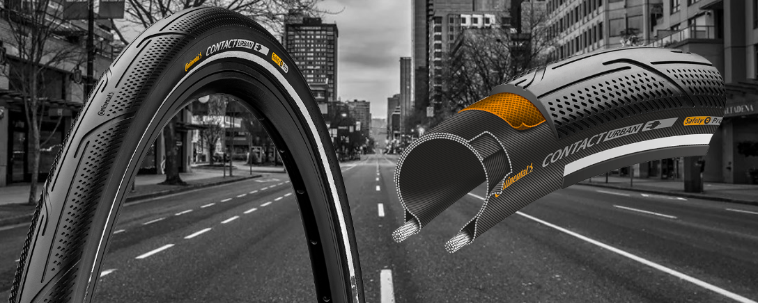 Continental Contact Urban Rigid Tyre E Bike Compatible Brompton Size 16 x 1.35