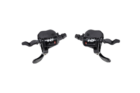 Microshift SL-R769-3 9 Speed Triple Xpress Road Flat Bar Shifters Shimano Compatible