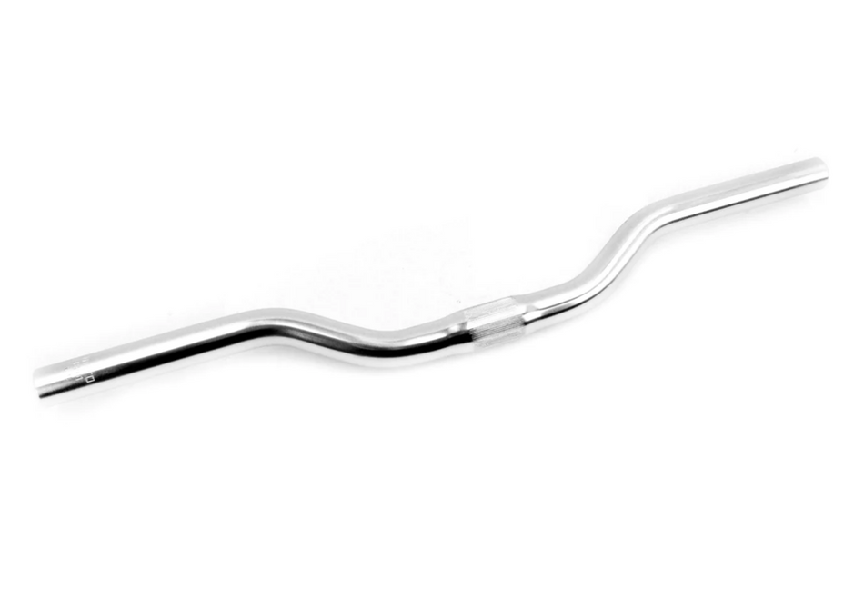 Nitto B201AA Riser Handlebars | 25.4mm Clamp | 500mm Width | Silver