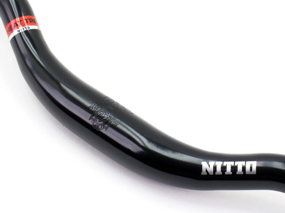 Nitto B809SSB MTB Riser Bicycle Handlebars 31.8mm Clamp | 730mm Wide | Black