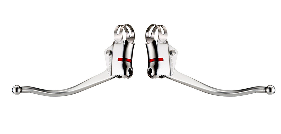 Dia-Compe 139 Guidonnet 23.8mm Under Bar Brake Levers In Silver