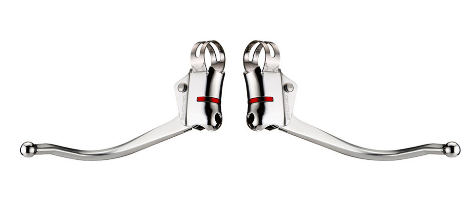 Dia-Compe 139 Guidonnet 23.8mm Under Bar Brake Levers In Silver