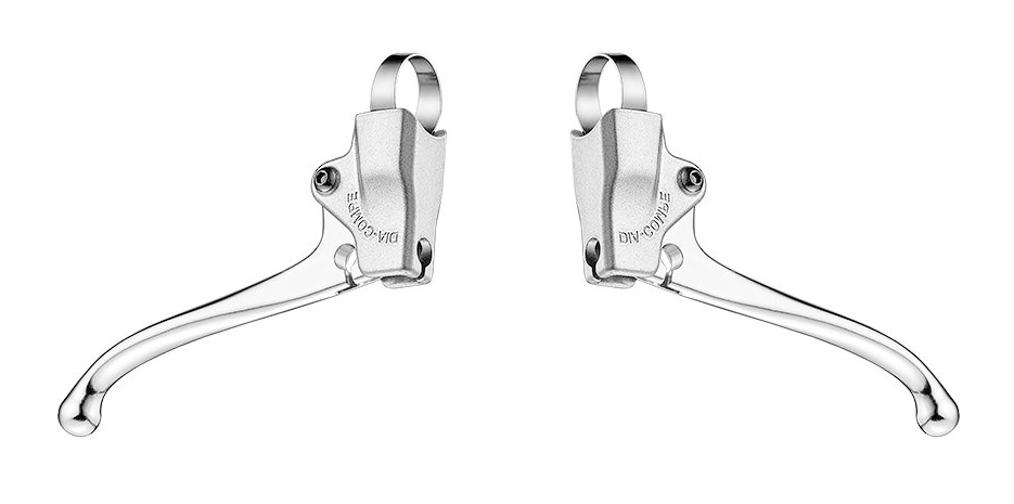Dia-Compe 175 22.2.-23.8mm Brake Levers In Silver