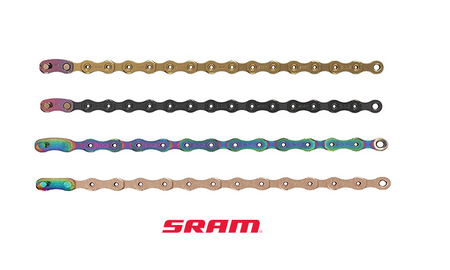 Sram PC XX1 Eagle 12 Speed HollowPin 126 links MTB Chain With PowerLock Flowlink