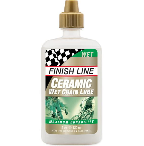 Finish Line Ceramic Wet Chain Lube 4 oz / 120 ml Bottle