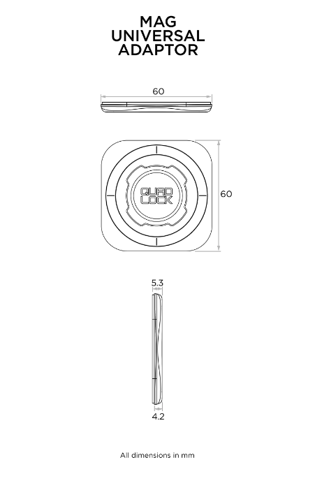 Quad Lock MAG Universal Adaptors