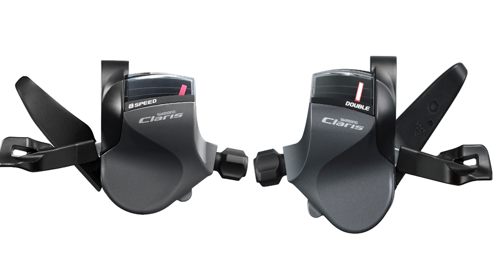Shimano SL-R2000 Claris 8-Speed Road Flat Bar Double Levers