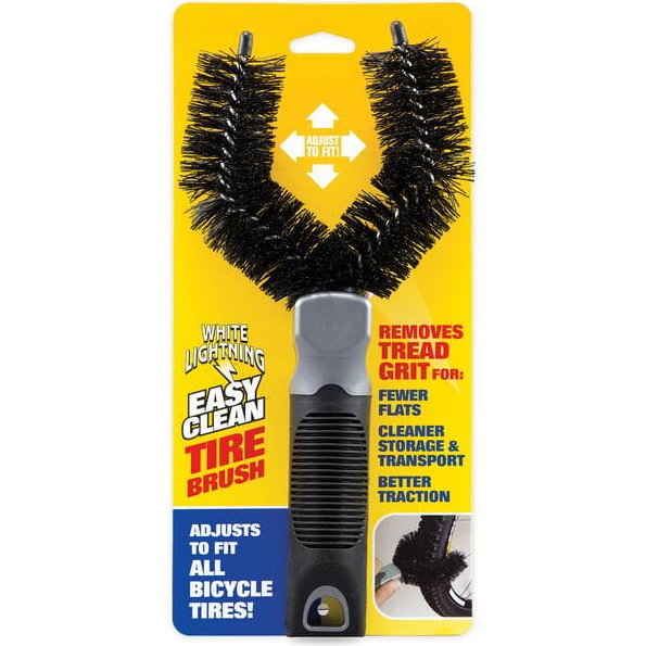 White Lightning Easy Clean Tyre Brush Fits All Bicycle Tyres