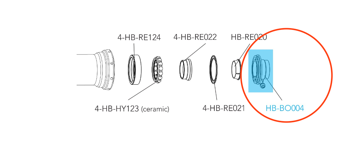Campagnolo HB-BO004 Hub Adjusting Cone